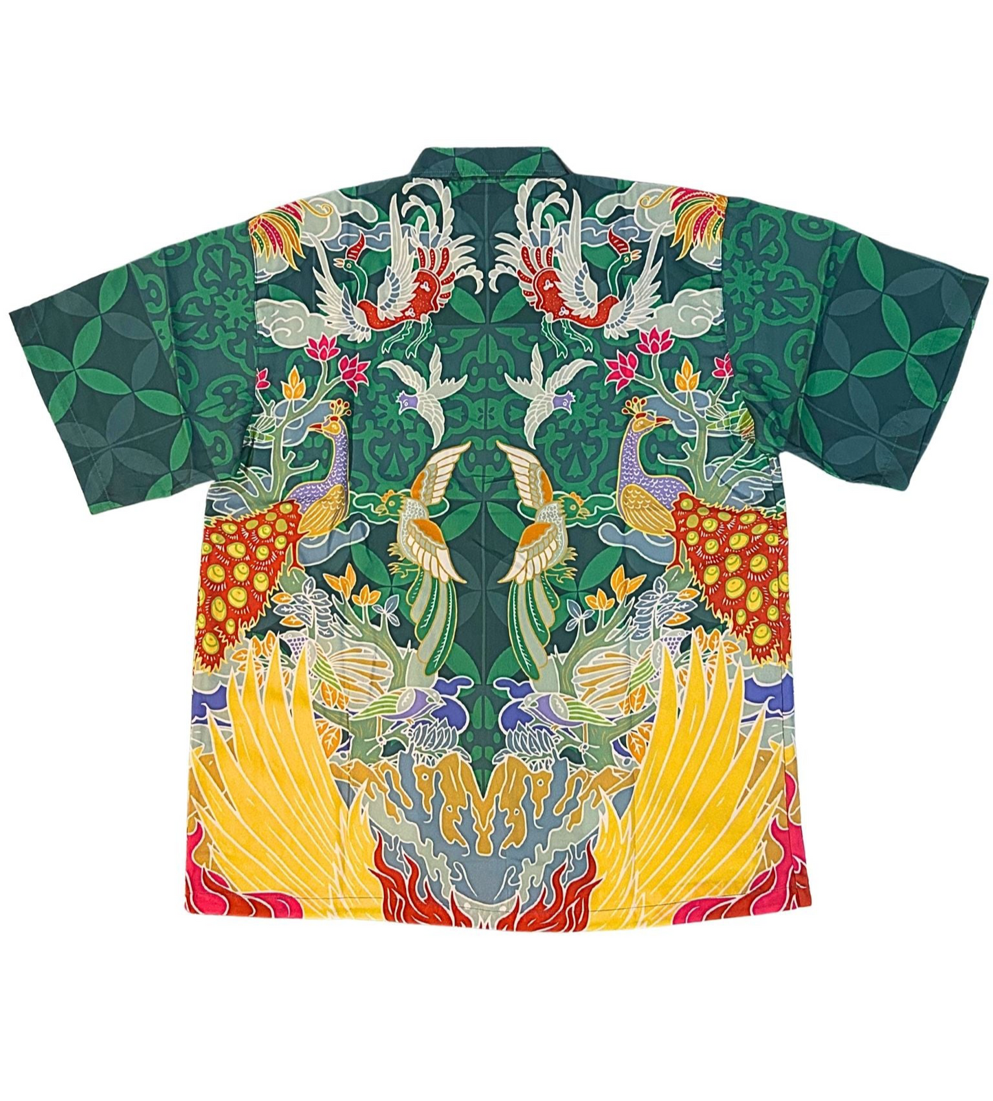 Green Peacocks Garden - Short Sleeve