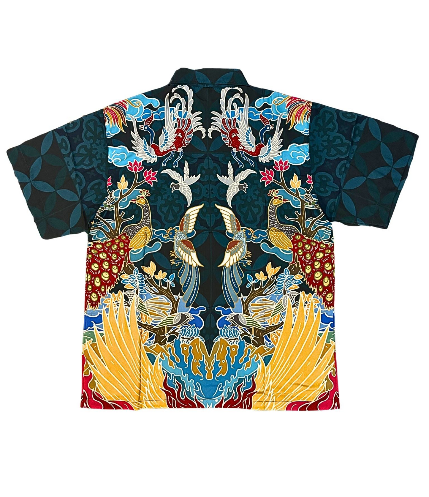 Blue Peacocks Garden - Short Sleeve