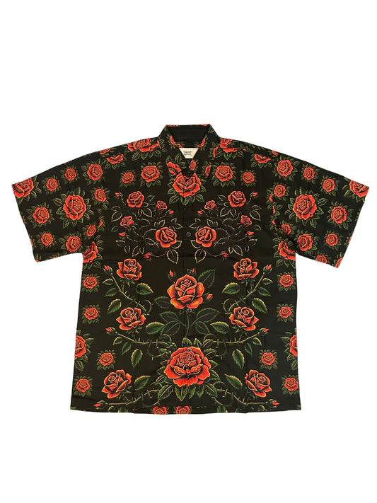 Rose Madness(Black Background) - Short Sleeve