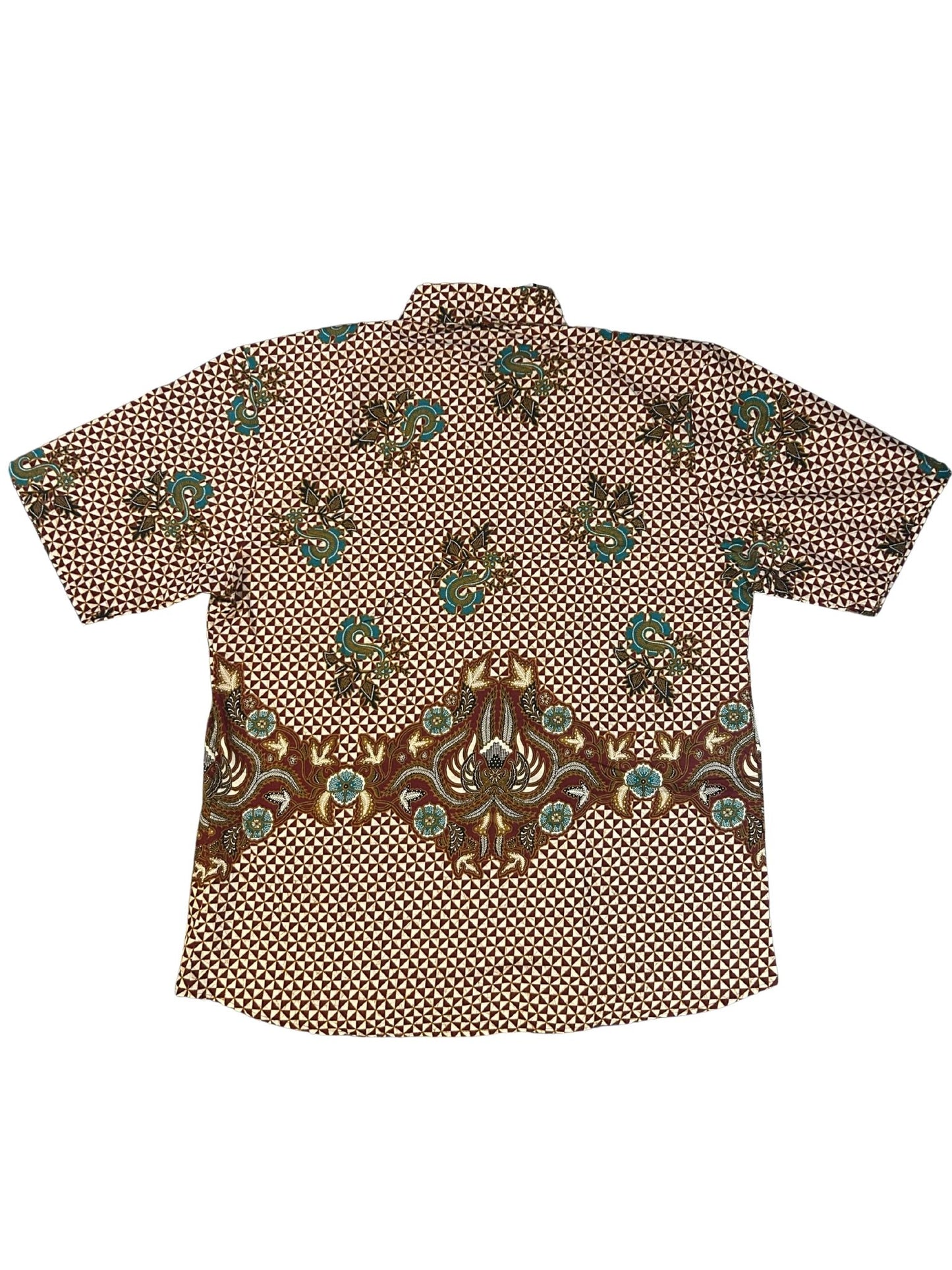 Chocolate Paisley Batik - Short Sleeve