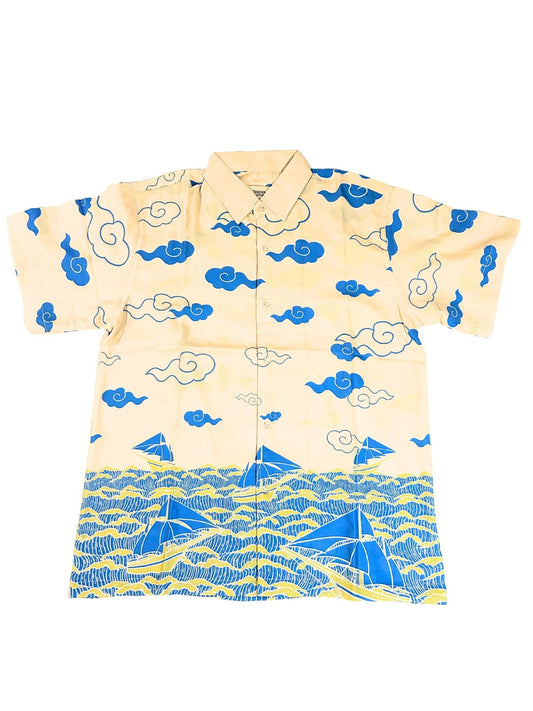 Sailing Skies(White) - Short Sleeve