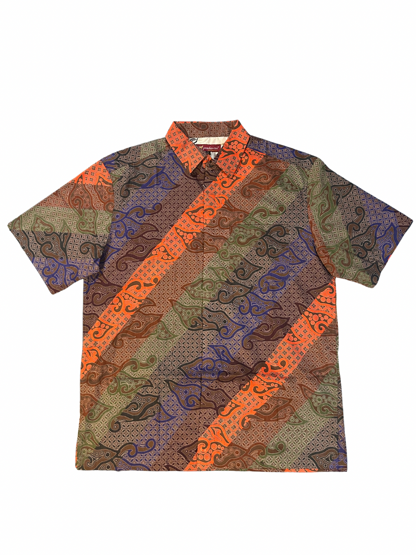 Serene Cloudburst Batik Shirt BATIKO LLC