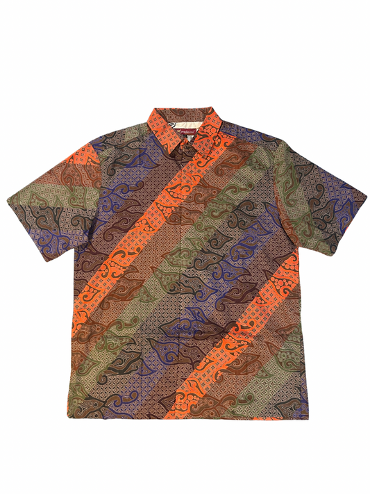 Serene Cloudburst Batik Shirt BATIKO LLC