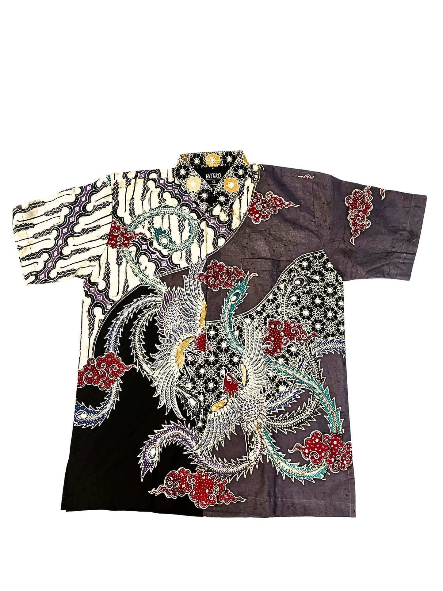 Hand-Made Purple Twin Flamed Cloudbird -Short Sleeve