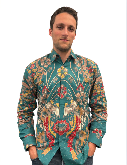 Twin Bird Floral Masterpiece - Long Sleeve