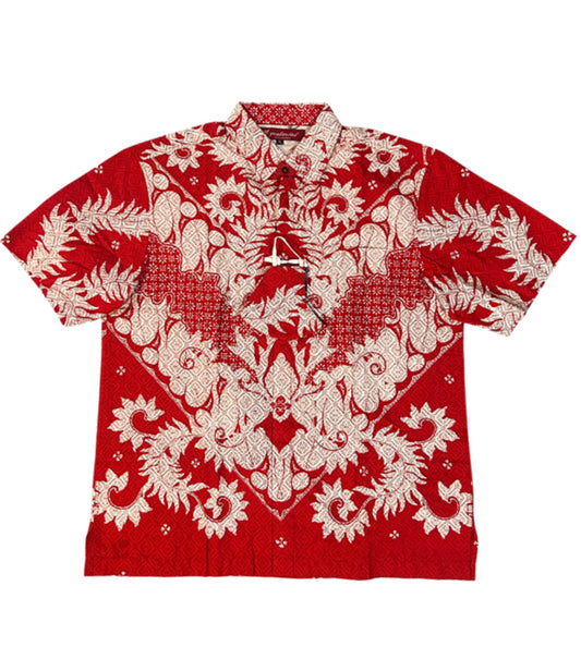 Majestic Red Flower - Short Sleeve