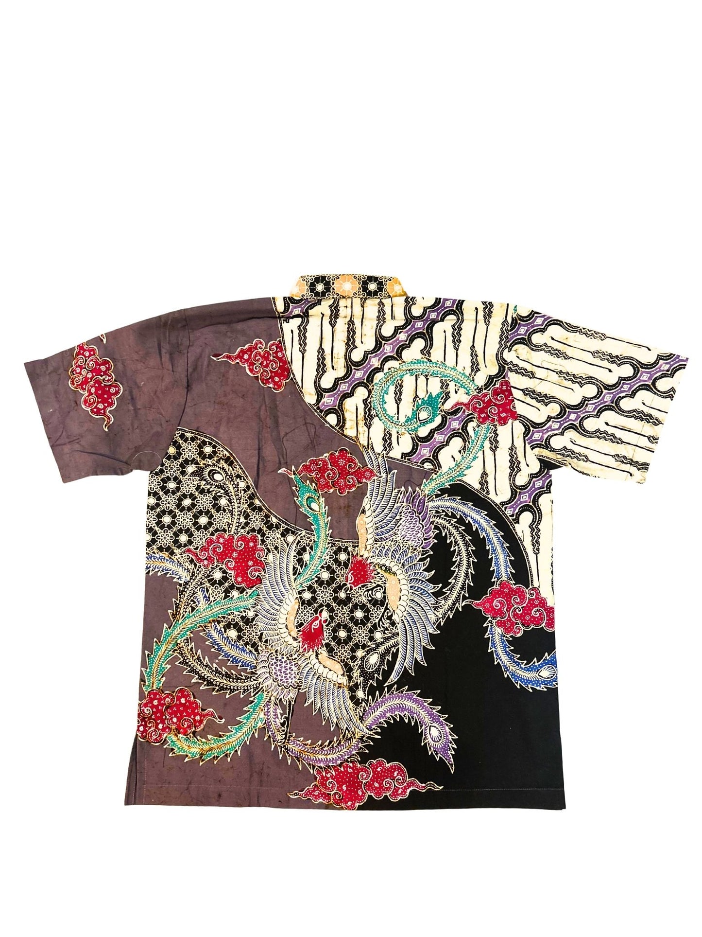 Hand-Made Purple Twin Flamed Cloudbird -Short Sleeve