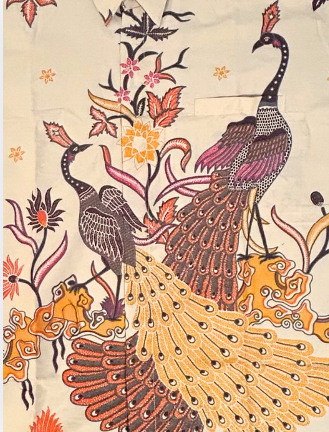 Sunset Majestic Peacocks - BATIKO LLC