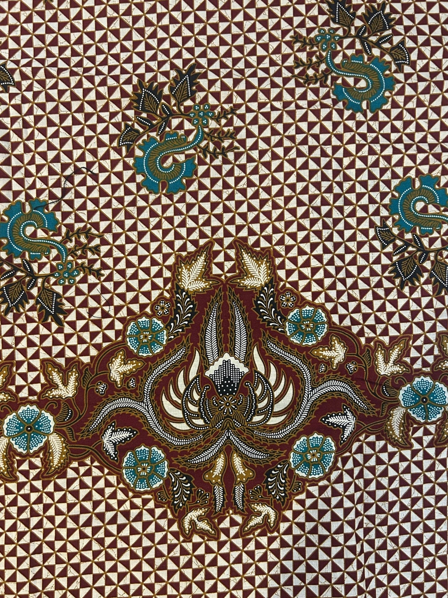 Chocolate Paisley Batik - Short Sleeve