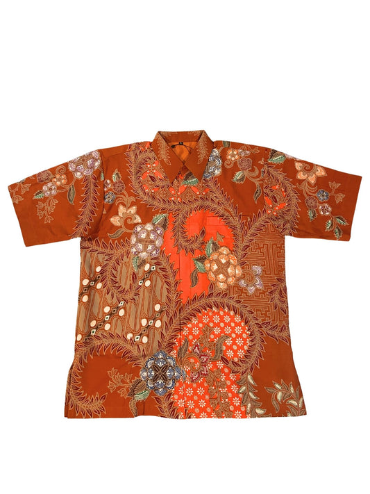Orange Bloom Canvas - Short Sleeve