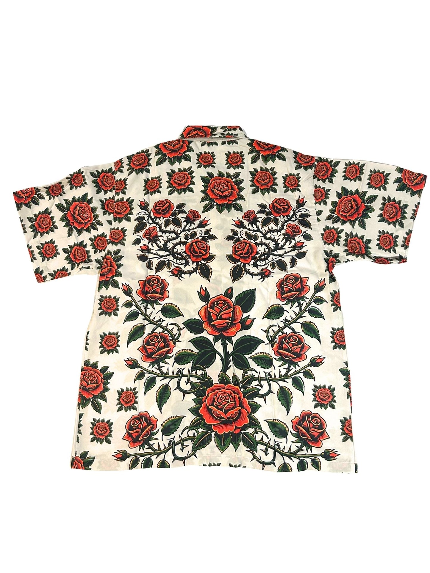 Rose Madness(White Background) - Short Sleeve