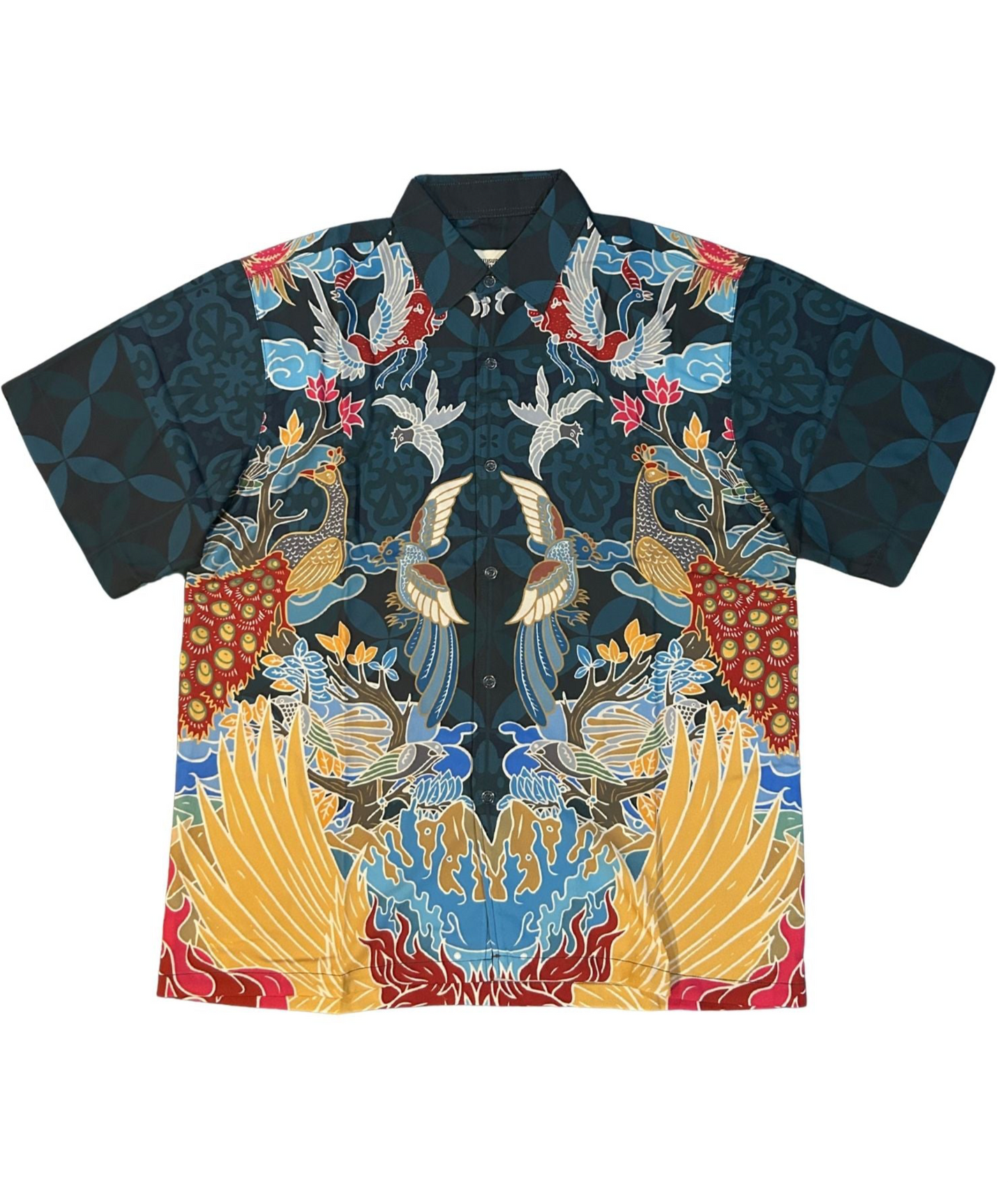 Blue Peacocks Garden - Short Sleeve