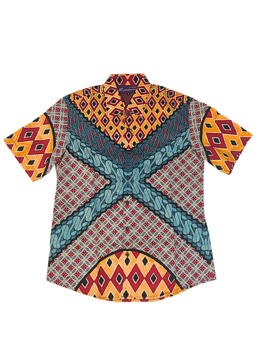 Sunburst Diamond Grid - Short Sleeve
