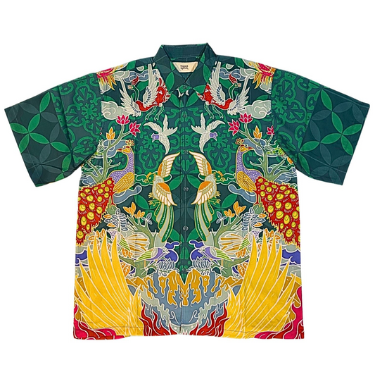 Green Peacocks Garden - Short Sleeve