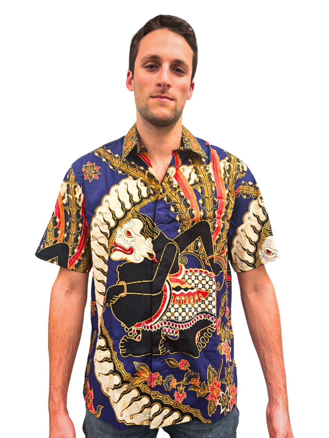 Blue Flame Wayang - Short Sleeve